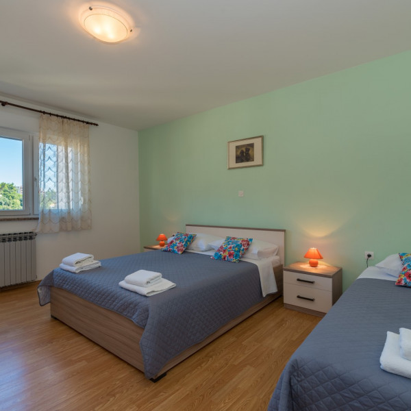 Bedrooms, Apartman Nevenko, Turistička agencija Luna Adriatica, Rabac - Istra (Hrvatska) Rabac